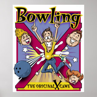 Poster Jeu "X" original