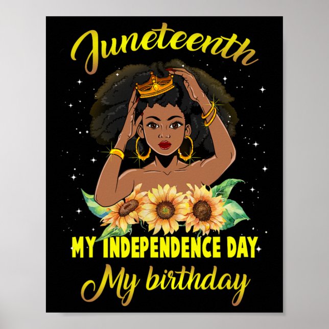 Poster Jeudi Mon Fête de l'Indépendance Mon Anniversaire  (Devant)