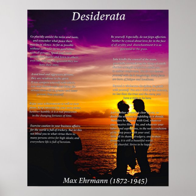 Poster Jeune couple (Devant)