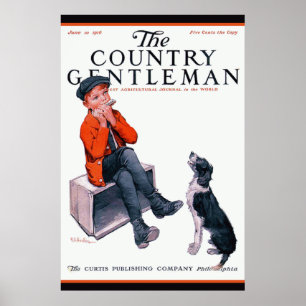 Poster Jeune couverture de monsieur de Collie~Country de