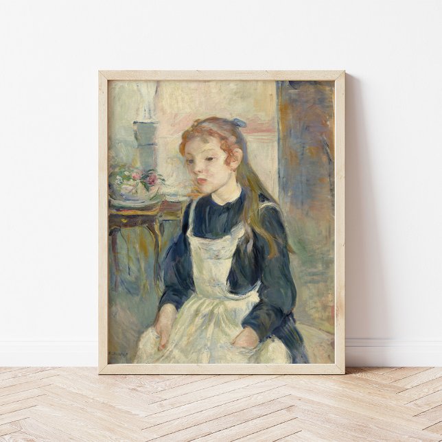 Poster Jeune fille avec tablier | Berthe Morisot (Créateur téléchargé)