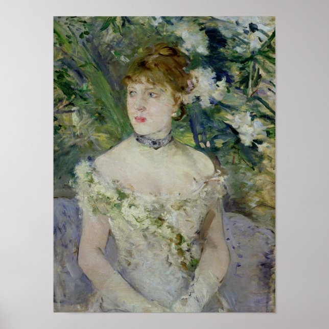 Poster Jeune fille dans une robe de bal, 1879 (Devant)