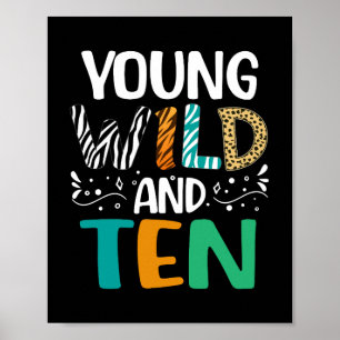 Poster Jeune Fille Sauvage Et Dix Filles 10e Anniversaire
