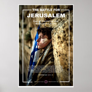 Poster Jeune garçon juif à Western Wall