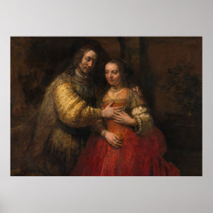 Poster Jeune mariée juive Rembrandt Van Rijn