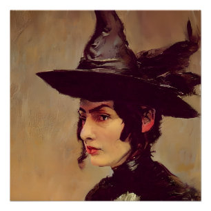 Poster Jeune sorcière victorienne