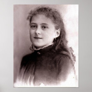Poster Jeune St Therese de Lisieux