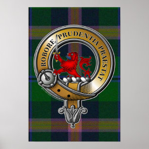 Poster Jeune Tartan & Badge