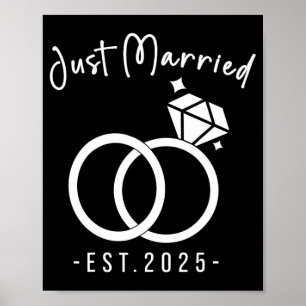 Poster Jeunes mariés 2025 Wedding planners de mariée et d