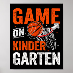 Poster Jeux Amusants À La Maternelle Basketball Premier J