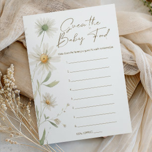 Poster Jeux de douche de nourriture pour bébé Gentle Dais