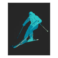 Jeux de ski Défi Sport Illustration Silhouette