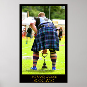 Poster jeux des montagnes Ecosse