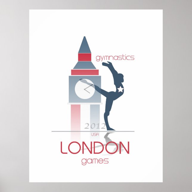 Poster Jeux Olympiques : Gymnastique (Devant)