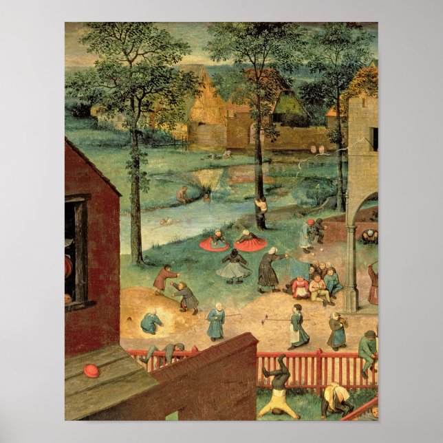 Poster Jeux pour enfants, 1560 (Devant)