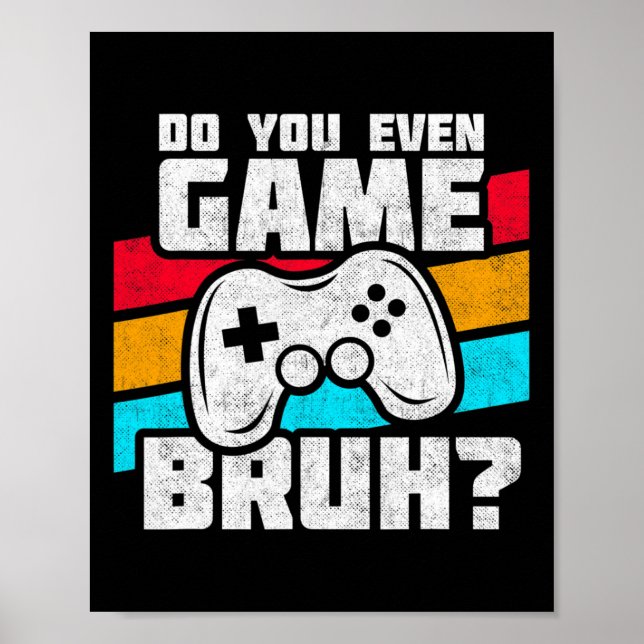 Poster Jeux Vidéo - Jeux Vidéo - Jeux Vidéo Drôle (Devant)