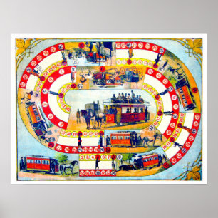 Poster Jeux vintages - Art Print