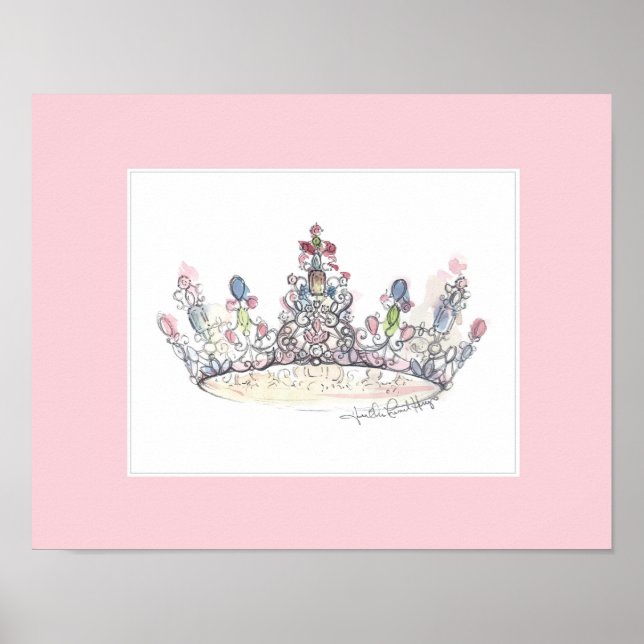 Poster Jewel Crown par Heather French Henry (Devant)