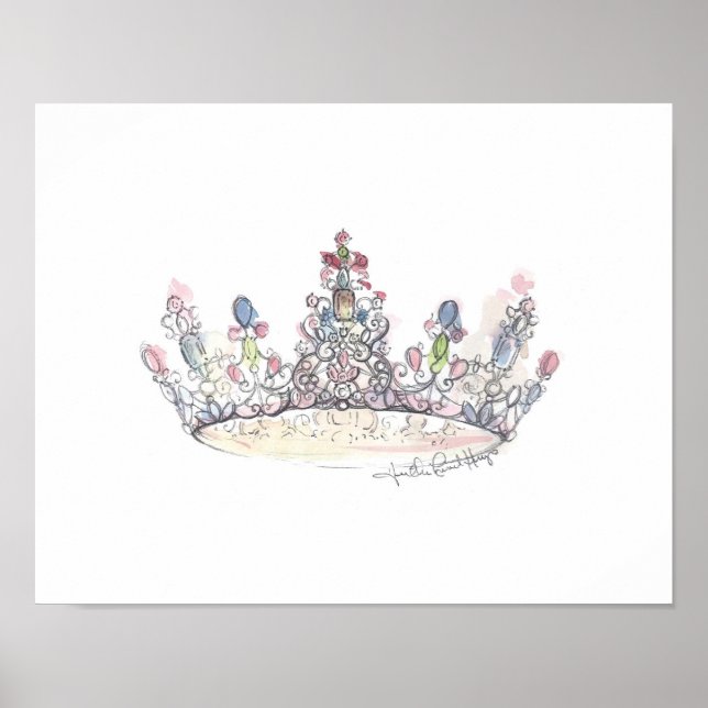 Poster Jewel Crown par Heather French Henry (Devant)