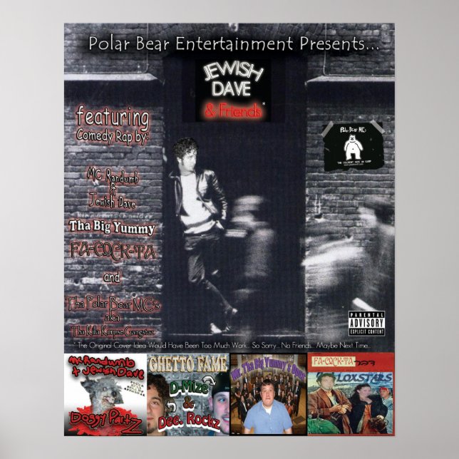 Poster Jewish Dave & Friends (Devant)