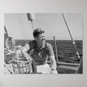 Poster JFK Voile En Vacances