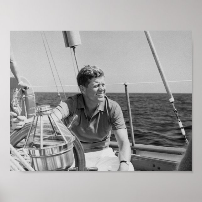 Poster JFK Voile En Vacances (Devant)