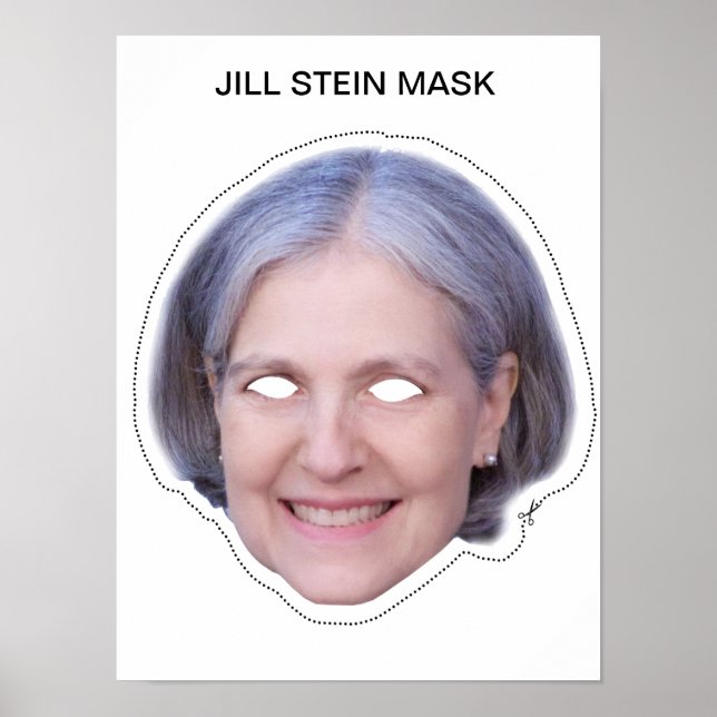 Poster Jill Stein Mask (Devant)