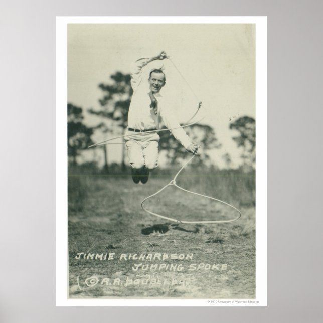 Poster Jimmie Richardson saut parlé. (Devant)