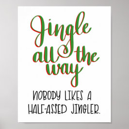 Poster Jingle tout le chemin de l'impression