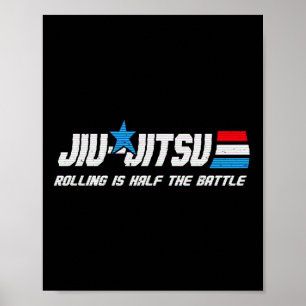 Poster Jiu-jisu Bjj Mixed martial art Karate Arts martiau