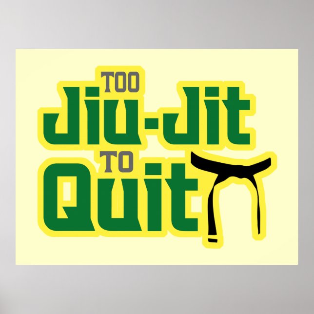 Poster Jiu Jitsu (Devant)