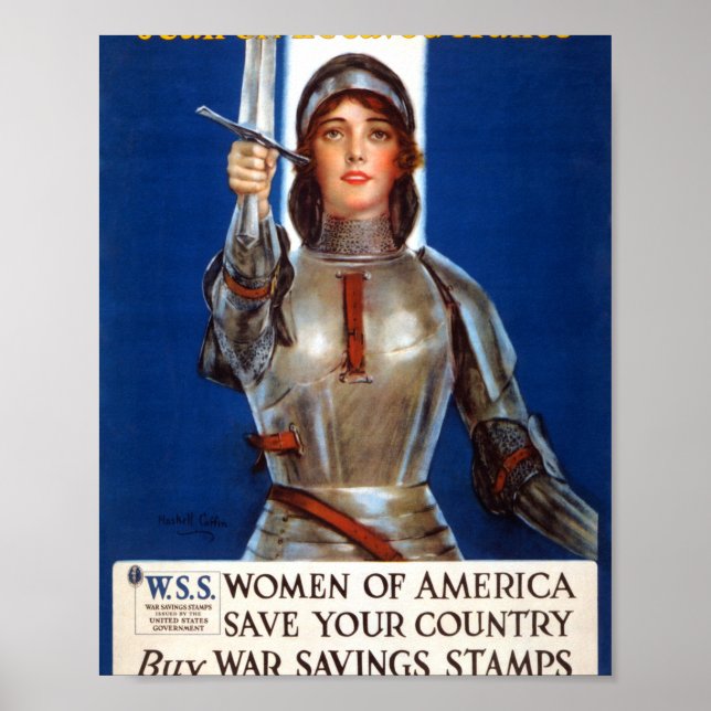 Poster Joan De Arc War Bonds Drive (Devant)