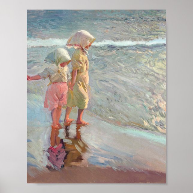 Poster Joaquin Sorolla - Les Trois Soeurs (Devant)