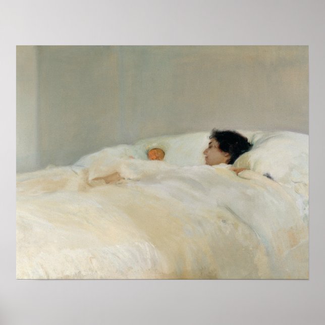 Poster Joaquin Sorolla - Mère (Devant)