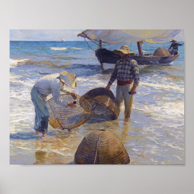 Poster Joaquin Sorolla - Pêcheur valencien (Devant)