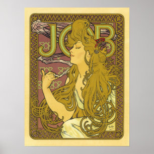 Poster Job Vintage French Advertising
