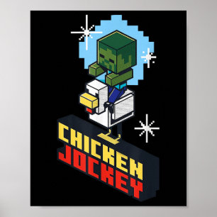 Poster Jockey Jockey Jockey Jockey Jockey Pixel Graphisme