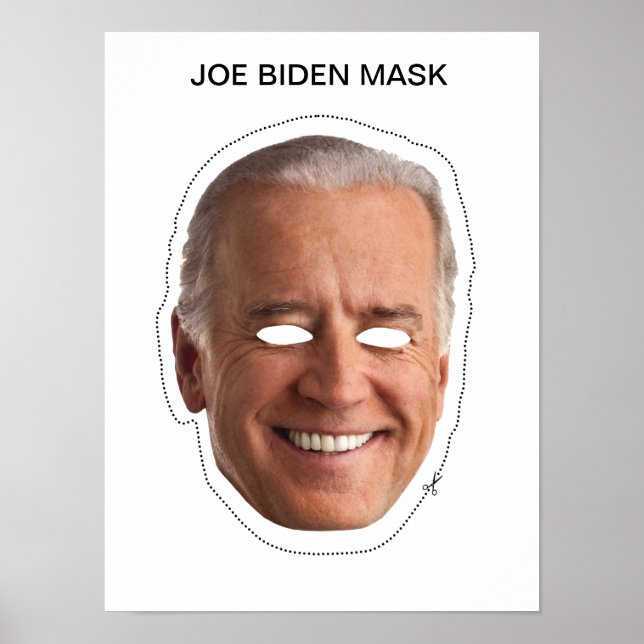 Poster Joe Biden Mask (Devant)