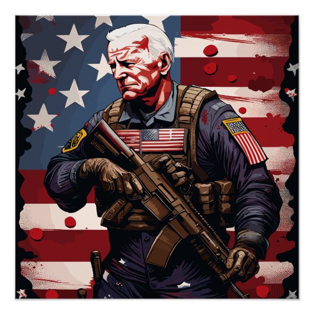 Poster Joe Biden Soldier (Devant)