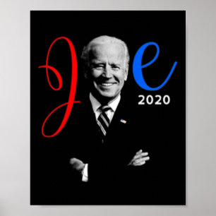 Poster Joe Biden Usa Drapeau 4 juillet Président Men W