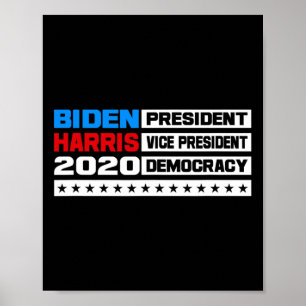 Poster Joe Biden Vice-président Kamala Harris 2020