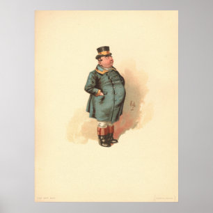 Poster Joe (Le Gros Garçon) Kyd, Dickens The Pickwick Pap