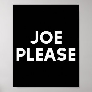 Poster Joe S'Il Vous Plaît Biden Obama 2020