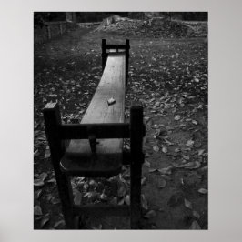 Poster Jogglin' Board en noir et blanc