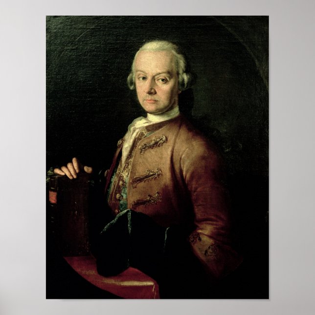 Poster Johann Georg Leopold Mozart (Devant)