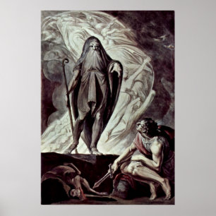 Poster Johann Heinrich Fusel- Tiresias appears to Ulysses