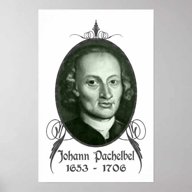 Poster Johann Pachelbel (Devant)
