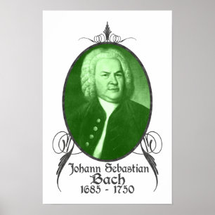 Poster Johann Sebastian Bach