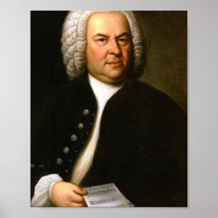 Poster Johann Sebastian Bach