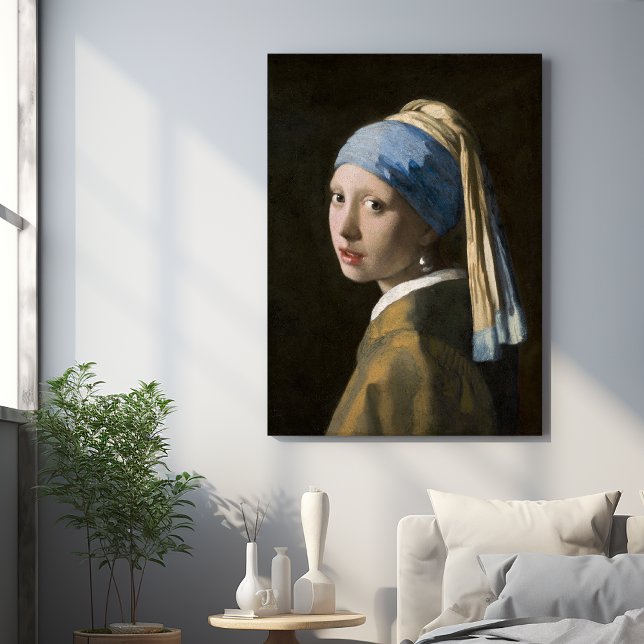 Poster Johannes Vermeer, fille avec une oreille perle (Créateur téléchargé)